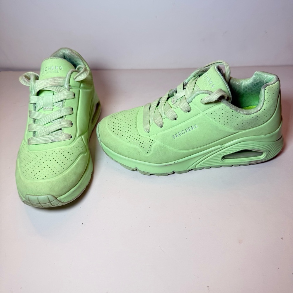 Skechers Kids Light Green Sneakers Size 13